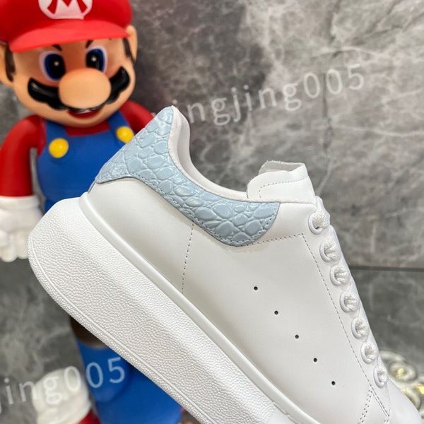 

2023 new platform designer sneakers casual shoes leather lace up men fashion white black mens womens espadrilles sports trainer xsd221134