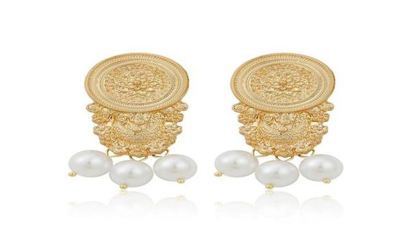 

pendientes mujer jewelry metal pearl dangling long statement drop earrings for women bijoux9112271, Silver