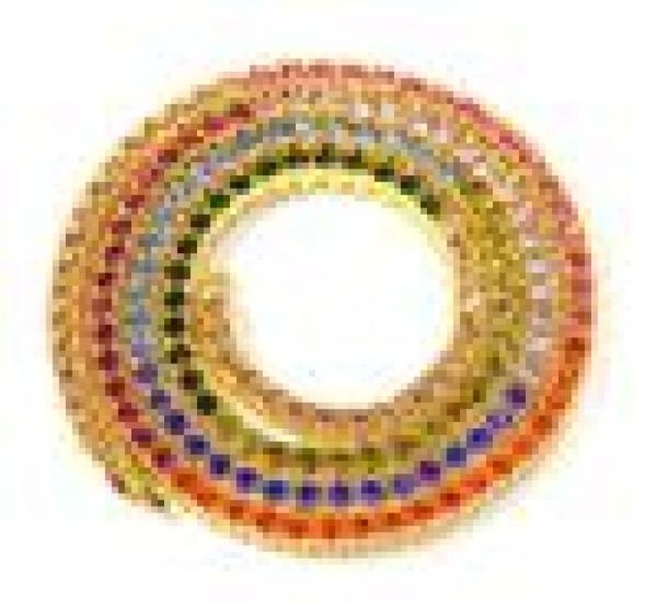 

whole necklace for mens hip iced out tennis chain 1 row 4mm necklaces luxury clastic colorful men chain fashion jewelry neckla6990780, Black