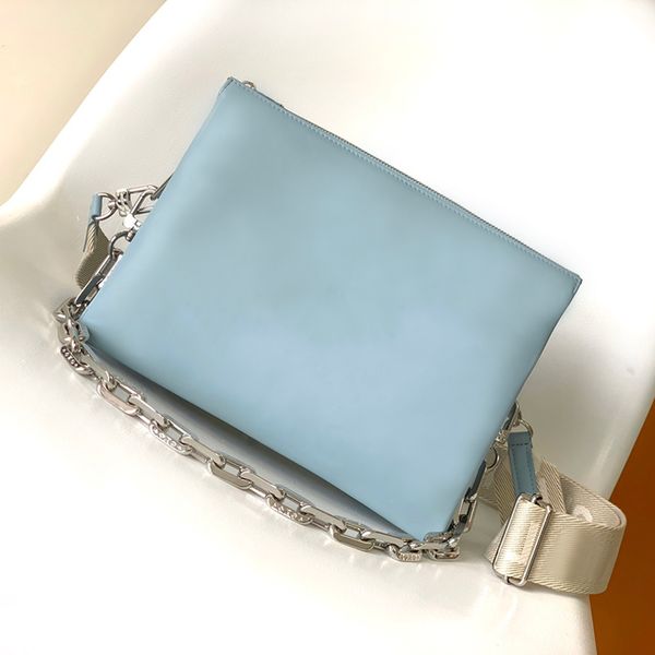 

10a 26 cm designer bag coussin women bag genuine calf leather embossed chain carry purse clutch crossbody handbag shoulerbag lv085