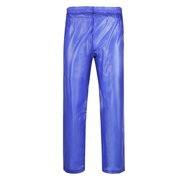 

men's pants clear blue man transparent pvc trousers waterproof loosen easy drop off 230715, Black
