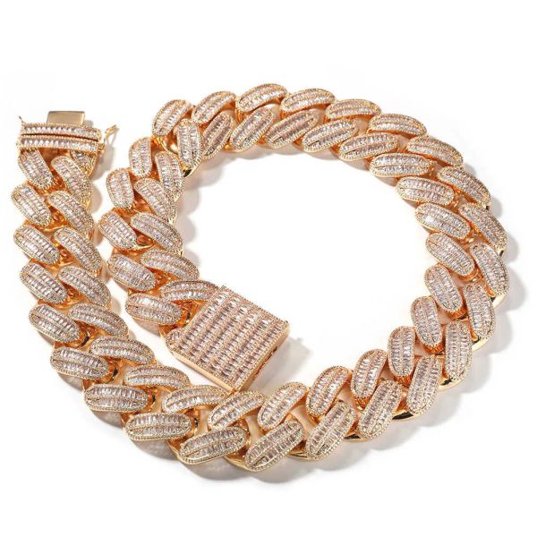 

new arrival large hip hop cuban link chain women men necklace, Silver