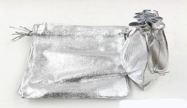 

100pcs silver plated gauze satin jewelry bags jewelry christmas gift bag 7x9cm 9x12cm 11x16cm 13x18cm ab7066750706, Pink;blue