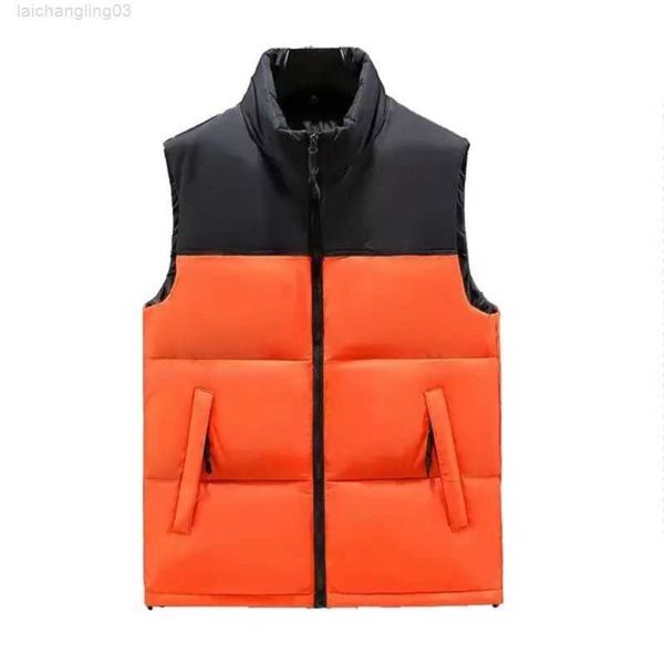 

designer men's vest down coats sale europe and the united states autumn/winter cotton embroidered alphabet women's thick warmlove, Black
