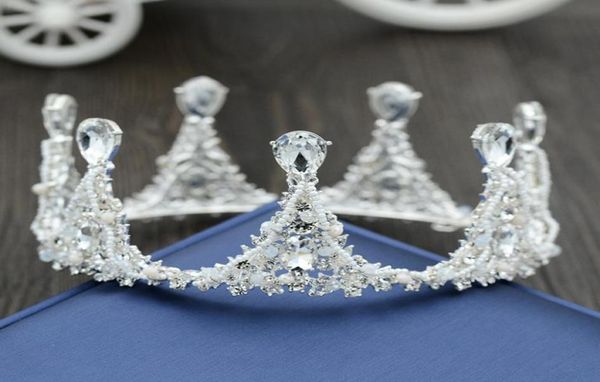 

bridal jewelry wedding dress accessories air europe and the united states crown beads beads handmade headwear new style3633909, Silver