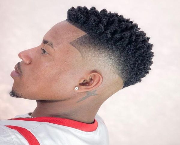 

full lace toupee brazilian virgin remy human hair replacement jet black 1 4mm afro curl mens hairpieces for black men4615168