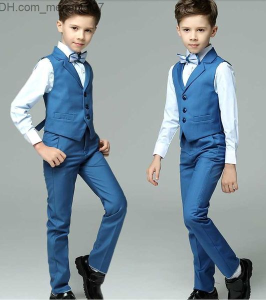 

clothing sets prince boy wedding set children's tank shirt trouser tie 4 piece pgraphy set children's birthday celebration clothin, White