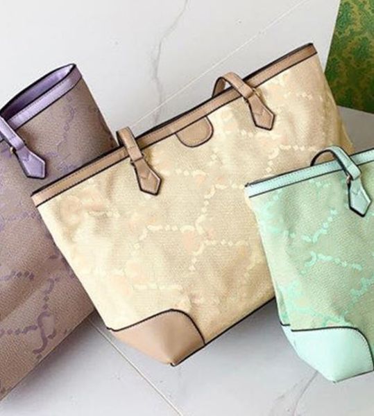 

24ss women's messenger bags underarm tote bag high-capacity light luxury printed letter handheld one shoulder large bag 9119#