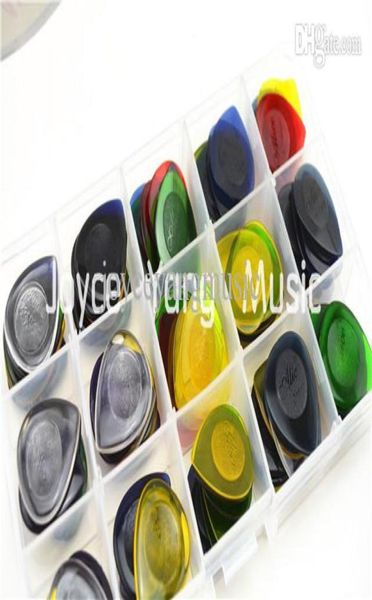 

lots of 100pcs alice water drop heavy durable clear guitar picks electric guitar bass guitar picks with original box4099828