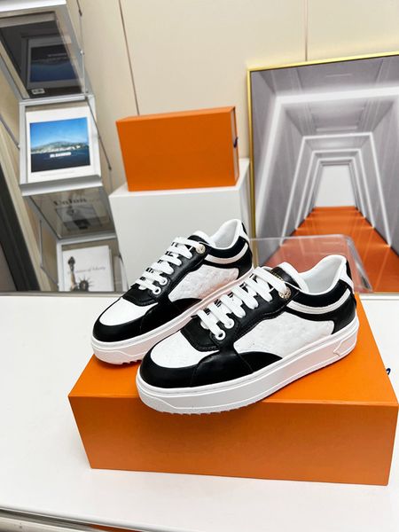 

designer men print check cotton sneakers women leather sneaker designer lace up classic lattice shoes outdoor casual 0714, Black