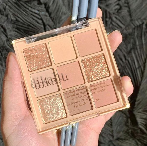 

9 colors glitter eyeshadow palette pearlescent matte earth color acrylic eye shadows palette waterproof korean makeup cosmetics7017765