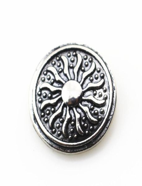 

10pcslot antique silver sun snap button 18mm diy ginger snap braceletbangles charms snaps jewelry5286795, Golden;silver