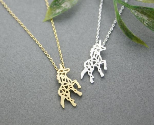 

hippie chic hollowout the horse pendant necklace bohemian fashion women neclaces 2016 ms thin necklace festival gift3241177, Silver