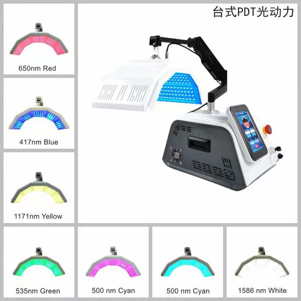 

multifunctional pdt led lights 7 colors face lifting wrinkle remover pigment removel deep cleaning skin tightening pdt beauty equipment