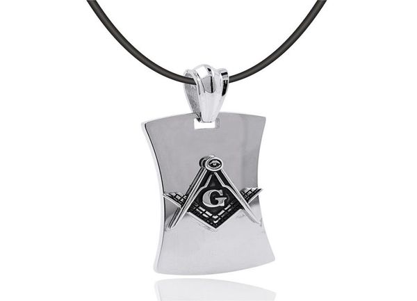 

high polished stainless steel silver masonic emblem mason pendants masonry square compass signet signs necklace pendant j3157289