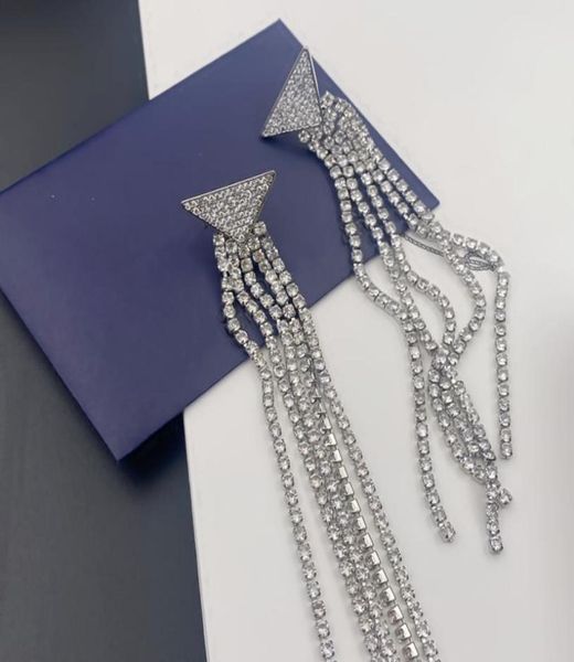 

charm fashion temperament designer letter tassel earrings stud luxury women earring female party wedding lovers gift engagement je8705425, Golden