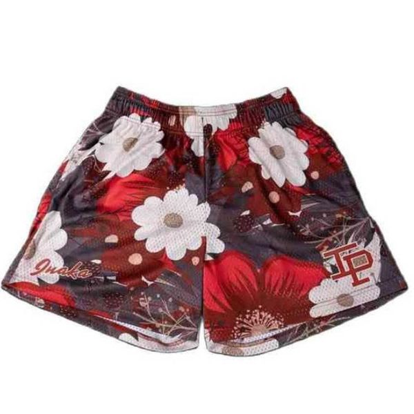 

summer style men's beach pants inaka shorts men's hole ee shorts 3d sports shorts, White;black