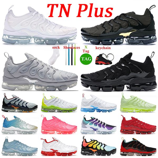 

designer running shoes tn plus vapor for max men womens triple black white university blue mint foam laser midnight navy sports sneakers tra