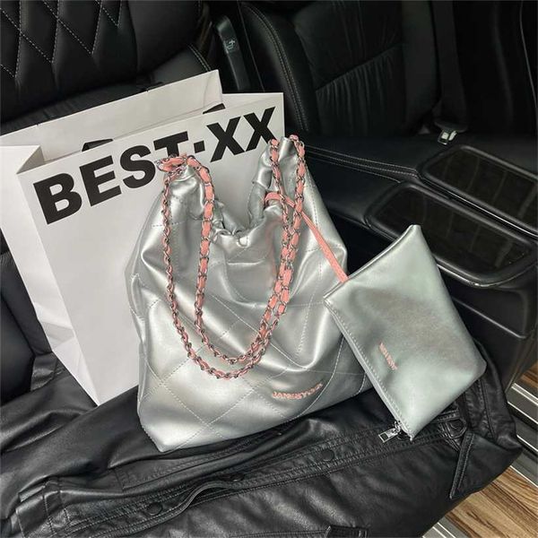 

24% off handbag designer 2023 small fragrant silver bin bag women new large capacity crossbody lingge bag