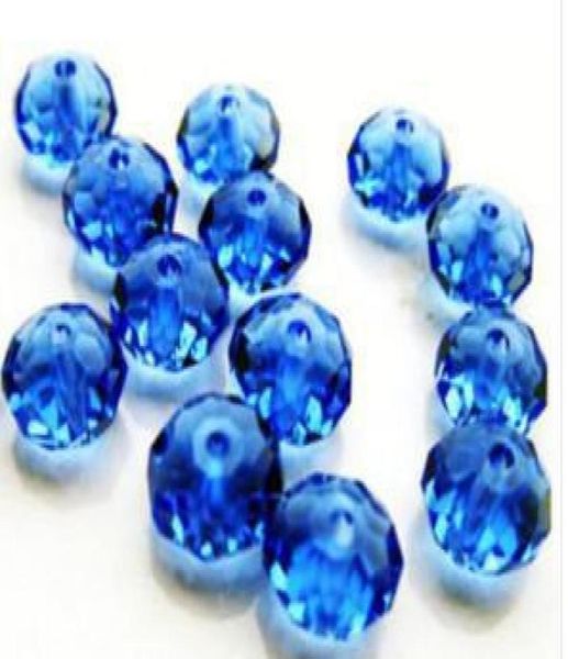 

40pcs charm sky blue faceted 10mm shiny crystal loose beadsmade in china6839631