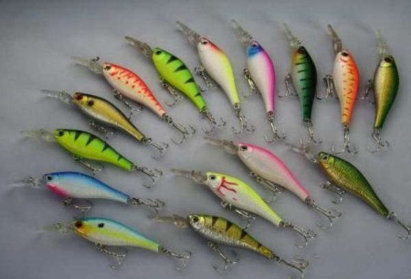 

lot 30 fishing lures crankbait hooks bait 62g85cm0123456642009