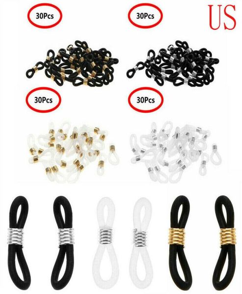 

eyeglass chain ends adjustable silicone ends retainer connector holder 100pc9761156