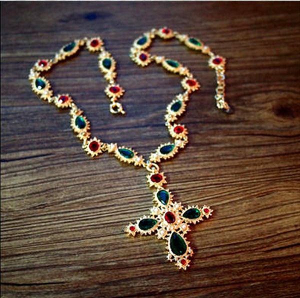 

pendant necklaces luxury crystal statement choker necklace party jewelry for women accossery personalized 230427, Silver