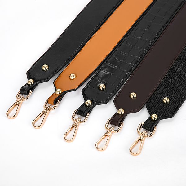 

bag parts accessories pu leather strap women handbag belt shoulder messenger crossbody wide replacement adjustable 230717, Black