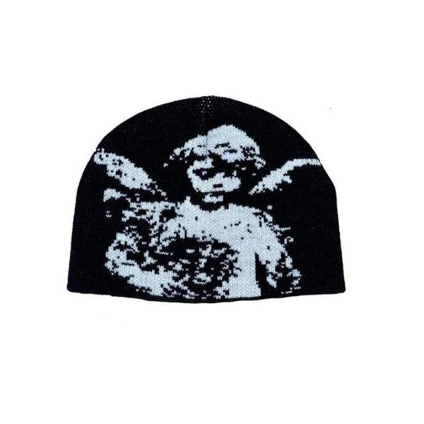 

beanie/skull caps fashion knitted winter hat for women lightweight foldable keep warm windproof cycling hats y2k beanies hat street accessor, Blue;gray