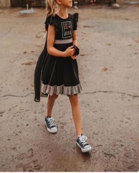 

t shirts darth vader inspired girls character dress gray red galaxy039s edge villain skywalker cosplay costume girls dresses 238088696, Blue