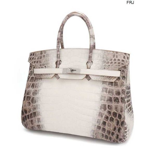 

designer birkins bags h ermes h ermes handbags himalayan 35 nile crocodile leather versatile large womens handbag half hand sewn himalayan w