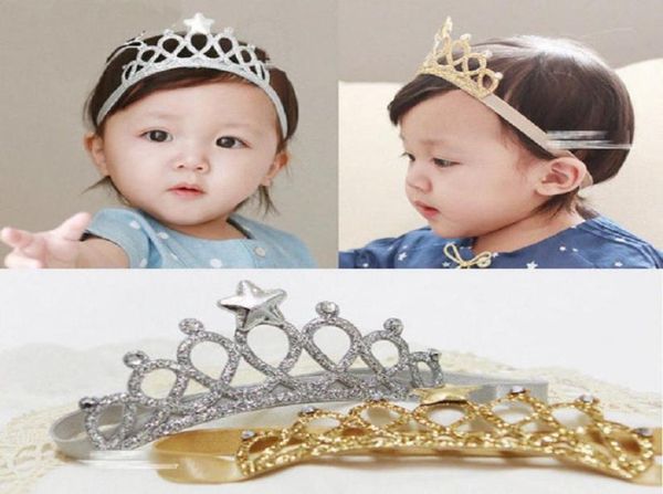 

cute gold silver headbands hairband headwear hair head bands bow crown ornament trinket accessories8875855, Slivery;white