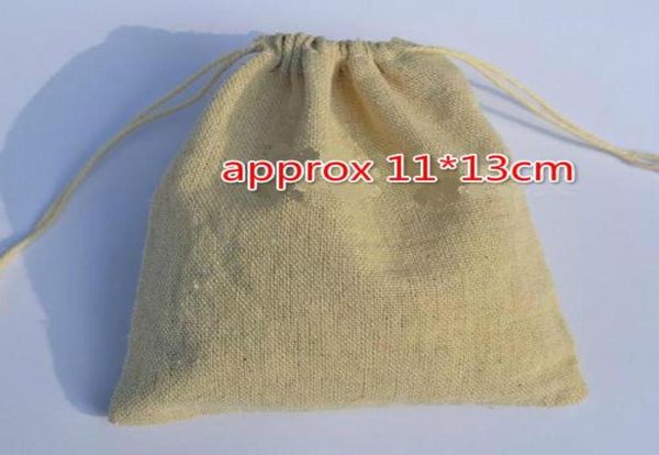 

ship 100pcs 1113cm linen bag sack jewelry bags wedding party candy beads christmas gift bag5799133, Pink;blue