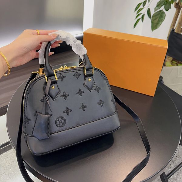 

luxury bags fashion casual canvas alma bb luggage tags small lock classical shoulder handbag of high quality