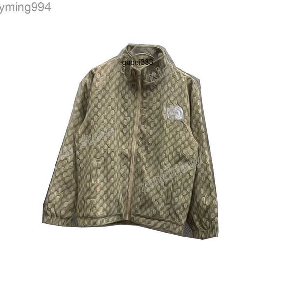 

tag ggity autumn sportwear men printed designer jacket paris shirt double letter jacquard weave clothes short sleeve mens white black oqk2&#, Black;brown