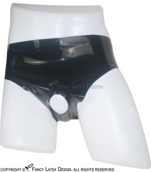 

black latex underwear with holes rubber briefs panties jock strap underpants pants plus size 00266519163, Red;black