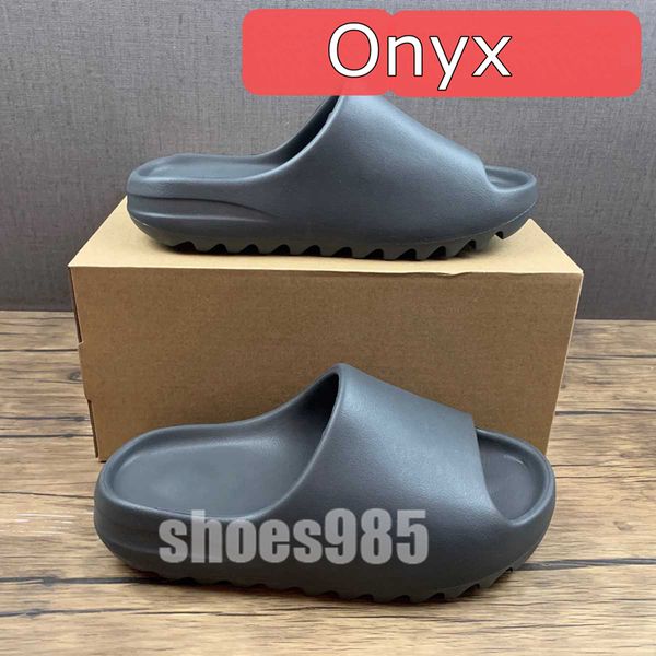 

yeezys slide sandals slippers runners slide yeezys slides running yeezies sulfur stone sage mineral blue pure sand resin belt men ladies bea, Black