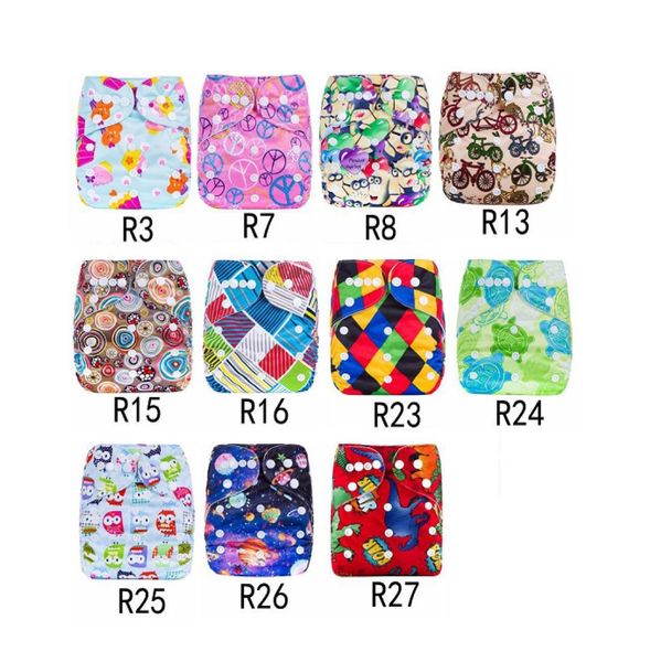 

infant cartoon print adjustable swim diapers cover cloth reusable leakproof baby diaper covers pants kids bread pants 11 styles m22773109