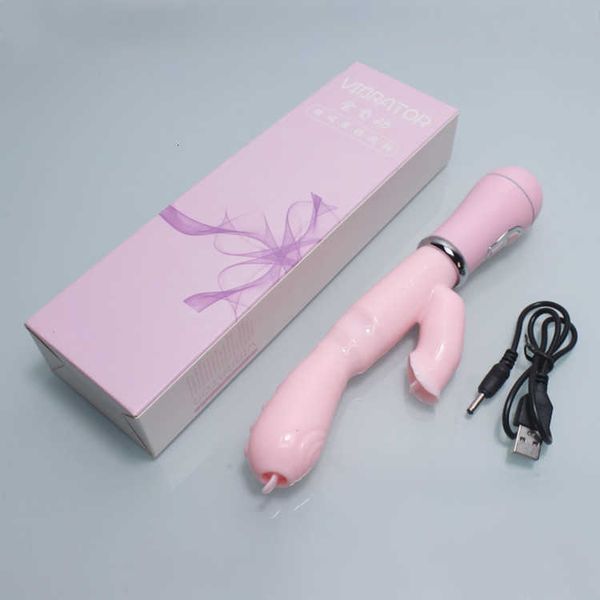 

Sex toy Female Enchanting Rabbit Vibration Stick Tongue Licking G-point Massage Vestibular Anal Masturbation Adult Sexual Products
