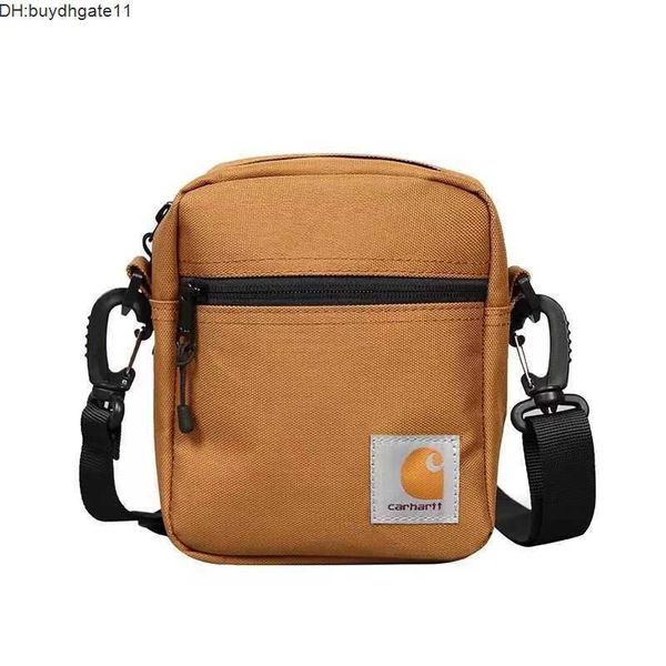 

2dao pwhb other fashion accessories kahart carhart shoulder bag men's messenger bag casual canvas chest bag mini square bag satchel fcv, Silver