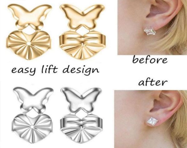 

fashion magic bax earring backs support earring lifts fits all post earrings magic bax earring back magic earrings button 9 styles1753954, White