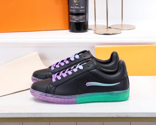 

2023 high-quality small dirty shoes designer casual shoe screener sneakers board men women sneaker classic blue pink crystal stripe low real, Black