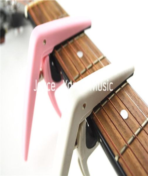 

joyo nylon guitar capo clamp for acousticelectric guitar pink grey wholes7757745