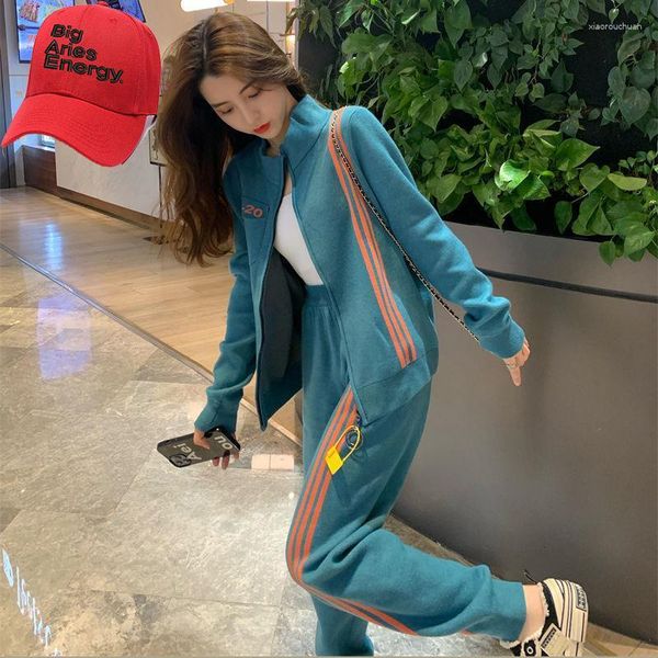 

women's hoodies sweatshirts women's hoodies zipper coat harun trousers two-piece set net red fashion autumn and winter sports swea, Black