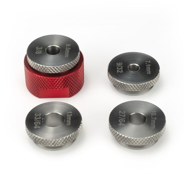 

baffle cone cups guide drill jig fixture for 1.1875x24 modular solvent trap fuel filter hybrid tube and carbon fiber tube 1-3/16x24 thread.2