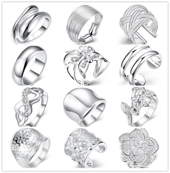 

mixed style 925 sterling silver finger ring fashion jewelry beautiful cute street style 870184