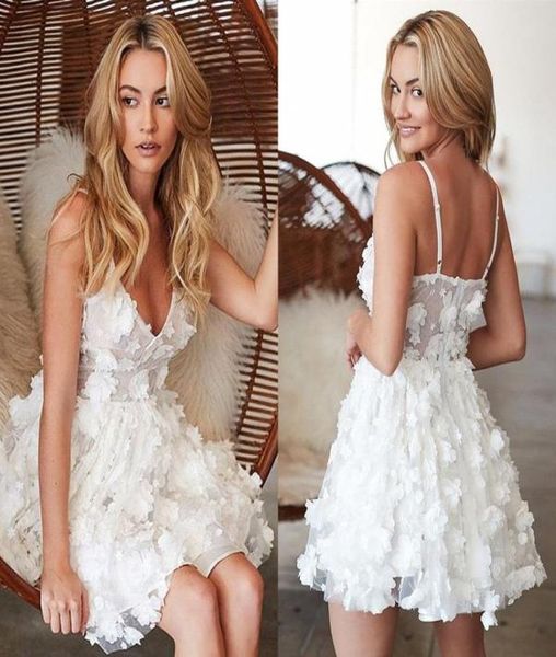 

little white mini short cocktail dresses 2020 new v neck lace appliqued short prom dress formal party wear bc22753762767, Black