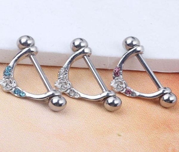 

stainless steel nipple tongue ring barbell body piercing jewelry 3 color mix bar6459289, Silver