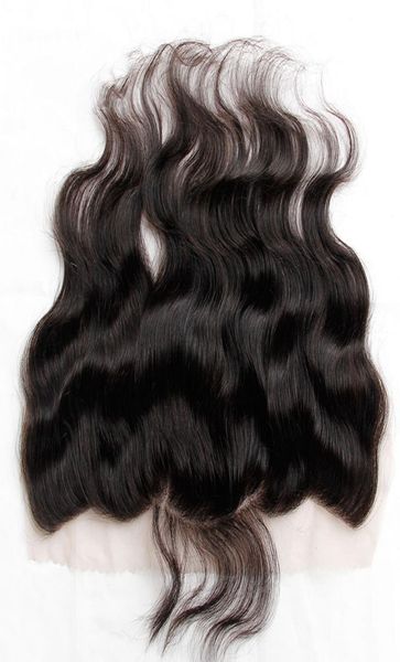 

grade 8a indian body wave wavy lace frontal closure size 13quotx4quot full lace frontal 100 unprocessed virgin human hair clo5010956, Black;brown