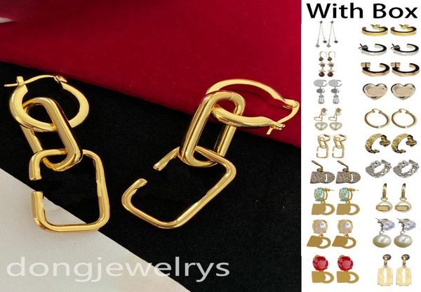 

pearl earrings simple trend big hoop earring party wedding gift jewelry engagement ruby letter creative design earrings dongjewelr2757614, Golden;silver